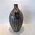 VASO DECORATIVO GARRAFA EM CERAMICA LISTRADO. - Imagem 1