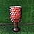 VASO CASTIÇAL EM VIDRO VERMELHO - MEDIO - Imagem 1