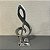 ESCULTURA NOTA MUSICAL PRATA EM METAL - Imagem 2