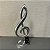 ESCULTURA NOTA MUSICAL PRATA EM METAL - Imagem 3
