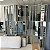 BIOMBO CRONOS METAL CINZA COM  ESPELHO PRATA 210X220 - 3 FOLHAS - Imagem 1