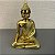 BUDA DECORATIVO DE RESINA DOURADO - Imagem 1