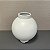 VASO DE CERAMICA BRANCO FOSCO  PEQUENO - Imagem 1