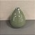 VASO CONE VERDE OLIVA BRILHO - GRANDE - Imagem 1