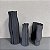 VASO DECOR CERAMICA 3D CHUMBO 45X16CM, 30X19CM E 31X12CM - Imagem 1