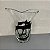 VASO DE MURANO TRANSPARENTE COM DETALHES PRETO - Imagem 2