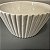 CACHEPOT DE CERAMICA BRANCO LISTRAS - Imagem 3