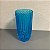VASO DECOR DE VIDRO AZUL G 34x15cm M 28x14cm - Imagem 3