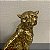 ESCULTURA LEOPARDO DOURADO EM RESINA - Imagem 2