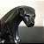 ESCULTURA NEW LEOPARDO PRETA EM RESINA 20X31CM - Imagem 2