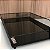 BANDEJA RETANGULAR VIDRO PRETO EM METAL PRETO  4X29X19XM - Imagem 4