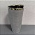 VASO DECORATIVO RUSTICO CINZA E DOURADO -30X14CM - Imagem 2