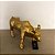 TOURO WALL STREET PEQUENO EM RESINA PRETO OU DOURADO 19x32cm - Imagem 6