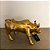 TOURO WALL STREET PEQUENO EM RESINA PRETO OU DOURADO 19x32cm - Imagem 4