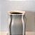 VASO DE CERAMICA OFF WHITE IMITANDO COURO GRANDE - Imagem 2