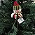 ENFEITE BONECO DE NEVE TECIDO COM PERNINHAS - Imagem 1