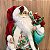 PAPAI NOEL COM SACO DE PRESENTE VERDE - Imagem 3