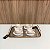 BANDEJA RETANGULAR DE METAL ROSE COM ESPELHO PRATA  5X38X26CM - Imagem 2