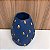 VASO DECORATIVO DE CERAMICA AZUL DOURADO - Imagem 3