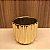 MINI CACHEPOT DOURADO DE CERAMICA - Imagem 3