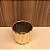 MINI CACHEPOT DOURADO DE CERAMICA - Imagem 2