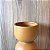 VASO AMPULHETA CILINDRO MOSTARDA PEQUENO 35X15CM - Imagem 3