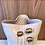 VASO DECORATIVO COM DETALHES EM CERAMICA - PEQUENO - Imagem 5