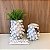 VASO DECORATIVO BRANCO COM DETALHE EM BOLAS GRANDE - Imagem 2
