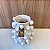 VASO DECORATIVO BRANCO COM DETALHE EM BOLAS   PEQUENO - Imagem 3
