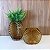 VASO DECORATIVO DE VIDRO AMBAR GRANDE - Imagem 2