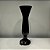 VASO TAÇA EM CERAMICA PRETO FOSCO G 55x15cm M 43x14cm - Imagem 3