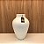 VASO BRANCO FOSCO DE CERAMICA  GRANDE - Imagem 1