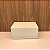 CAIXA MDF COM REVESTIMENTO EM PU BRANCO  GRANDE - Imagem 1