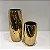 VASO DE CERAMICA DOURADO  GRANDE - Imagem 2