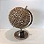 GLOBO PALHA NATURAL COM BASE EM MADEIRA 34X26X21CM - Imagem 1