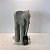ESCULTURA ELEFANTE EM POLIRESINA CINZA PEQUENO 28X14CM - Imagem 4