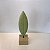 ESCULTURA FOLHA VERDE CLARO PEQUENA 32X9X9CM - Imagem 4