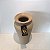 VASO GARRAFA AURORA BEGE AREIA GRANDE 31X17CM - Imagem 4