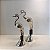 ESCULTURA GARÇA PRATA  GRANDE 42X16X10CM - Imagem 2
