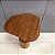 CONJUNTO MESA LATERAL ORGANICA   TAMPO MADEIRA - Imagem 5