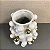 VASO DECORATIVO DE CERAMICA BOLAS PEQUENO 26X21CM - Imagem 3