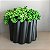 CACHEPOT DUBAI PRETO FOSCO PEQUENO 14X19CM - Imagem 2
