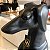 ESCULTURA CACHORRO GALGO GRANDE PRETO FOSCO 1,12M - Imagem 3