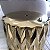 BANCO SEAT GARDEN DE CERAMICA DOURADO TRABALHADO 47X35CM - Imagem 3