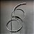 ESCULTURA ESPIRAL PRATA COM BASE EM MADEIRA 75X26X16CM - Imagem 4