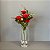 BUQUE MINI ROSAs VERMELHA OUTONADA COM COMPLEMENTOS - Imagem 3
