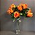 BUQUE DE ROSAS LARANJA COM COMPLEMENTO - Imagem 3