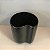 VASO VENEZA DE CERAMICA PRETO PEQUENO 17X14CM - Imagem 3