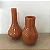VASO DE VIDRO DECORATIVO LARANJA PEQUENO 29CM - Imagem 3