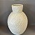 VASO BRANCO DE CERAMICA TEXTURA MÉDIO 44X34CM - Imagem 3